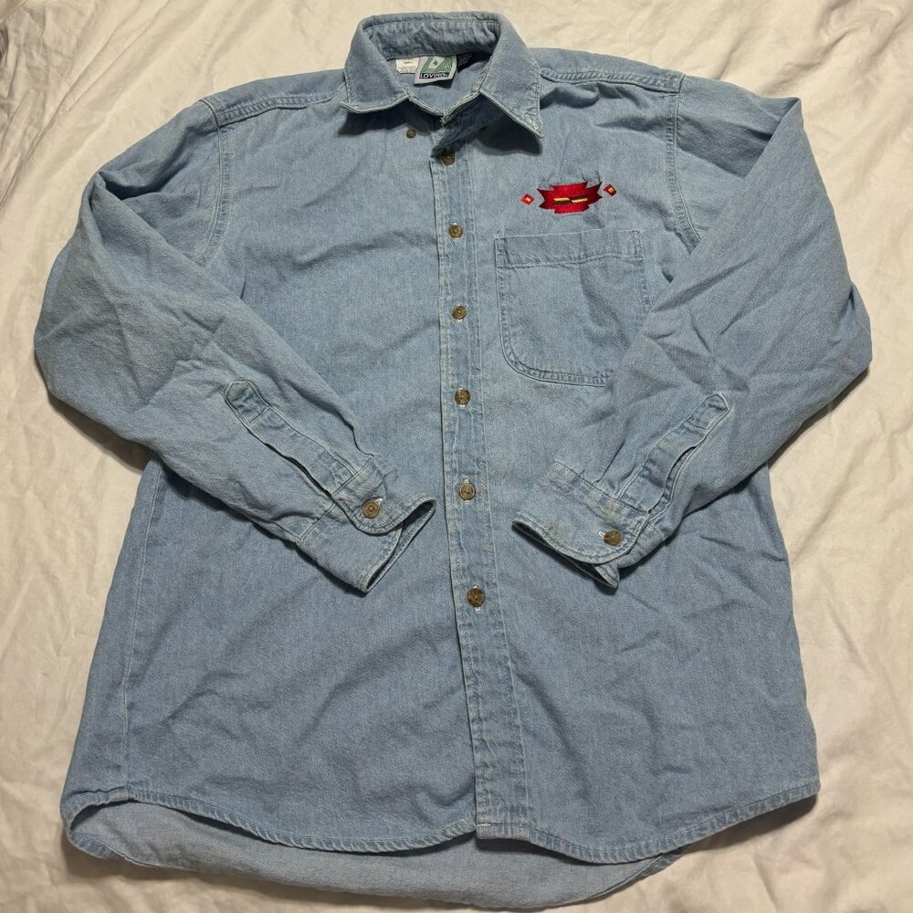 5/$25 💐 | Vintage LA Loving Denim Button Down